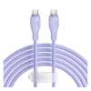 Baseus PUDDING adatkábel (Type-C - Type-C, 100W, PD gyorstöltő, 200cm) LILA (P10355702511-B4)