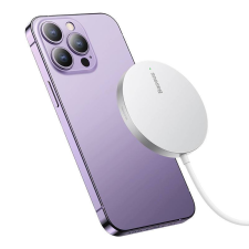 Baseus Simple Mini3 Mágneses vezeték nélküli töltő,15W (ezüst) mobiltelefon kellék