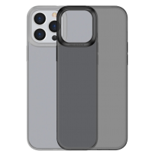 Baseus Simple Series tok átlátszó gél TPU tok iPhone 13 Pro fekete (ARAJ000401) tok és táska