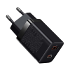 Baseus SUPER SI PRO hálózati töltő USB / Type-C aljzat (5V / 3000mA, 30W, PD gyorstöltés támogatás) FEKETE Huawei Mate X3, OnePlus Nord CE 3 Lite 5G, OnePlus Pad, Huawei Nova 11i, Motorola Raz