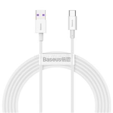 Baseus Superior USB-A -&gt; USB-C kábel 2m (fehér) (CATYS-A02) kábel és adapter