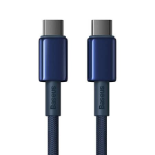 Baseus Tungsten Gold USB-C kábel 100W 1m kék (P10319800321-03) (P10319800321-03) kábel és adapter