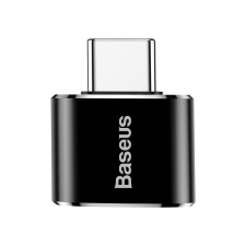 Baseus USB-A anya - USB Type-C apa adapter fekete (CATOTG-01) kábel és adapter