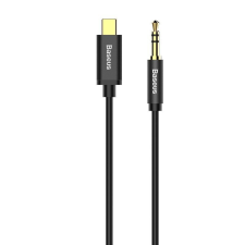 Baseus USB-C audiokábel 3,5 mm-es mini jack Baseus Yiven 1,2 m-es (fekete) kábel és adapter