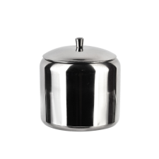 Basic Kitchen rozsdamentes acél cukor tartó 8x7,3x7,3 cm papírárú, csomagoló és tárolóeszköz