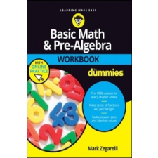 Basic Math and Pre-Algebra Workbook For Dummies – Mark Zegarelli idegen nyelvű könyv
