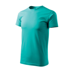  Basic póló férfi smaragdzöld 4XL