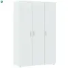  BASIC Ruhásszekrény Fehér Színben 110 cm 3D