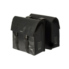 BASIL dupla táska Urban Load Double Bag, Universal Bridge System, fekete kerékpáros kerékpár és kerékpáros felszerelés