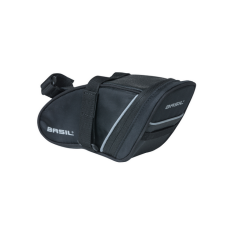 BASIL nyeregtáska Sport Design Wedge Saddle Bag, fekete kerékpáros kerékpár és kerékpáros felszerelés