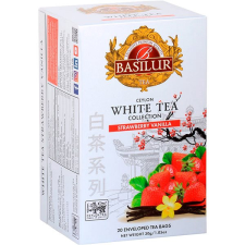 Basilur White Tea Strawberry Vanilla přebal 20 × 1,5 g tea