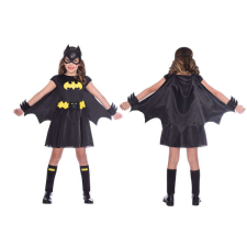  Batgirl lány jelmez, 10-12 éveseknek jelmez