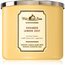 Bath & Body Works Sugared Lemon Zest illatgyertya III. 411 g gyertya
