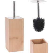 Bathroom Solutions HomeandMode Bambusz WC-kefe Tartóval, 34 cm (K-CP8400270) takarító és háztartási eszköz