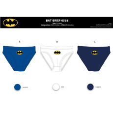  Batman kisfiú alsó - 3 darabos pamut alsó - 110-116