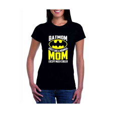 Batmom női póló - egyedi mintás, 12 szín, S-2XL női póló