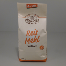 Bauck hof Bauck Hof bio gluténmentes rizsliszt teljes kiőrlésű 500 g reform élelmiszer