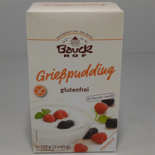 Bauck Hof bio gluténmentes grízpuding 130 g alapvető élelmiszer