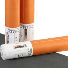 Bauder TEC KSO Bitumenes lemez hidegen öntapadó szürke pala 5m2/tekercs víz-, hő- és hangszigetelés