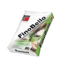 Baumit FINOBELLO KÉZI GLETTANYAG 20KG/ZSÁK, FEHÉR, BELTÉRI GIPSZES (0-10MM) glett, gipsz, csemperagasztó, por