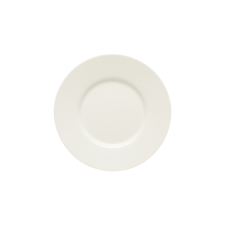 Bauscher "Purity" lapos tányér, ø: 166 mm tányér és evőeszköz