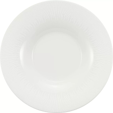 Bauscher Smart Mélytányér, megemelt peremmel, magasság: 46 mm, ø: 282 mm, Stripes dekorral tányér és evőeszköz