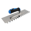 Bautool Fogazott glettvas gumirozott soft nyél 20×20 mm 350×100 mm (b3824020)