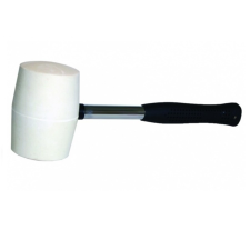 Bautool Gumikalapács 65mm fej, fém nyéllel fehér (b19294) kalapács