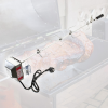 Bavaria Rozsdamentes acél BBQ grill nyárs 110 cm-es, 2 rögzítővel és egyensúlyi súllyal, saválló inox