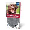 Bayer 3csomagtól : Advantix spot-on kutyákra (25-40kg kutyákra ) , 4db pipetta , illusztrációs fotó , macskákra tilos rakni .