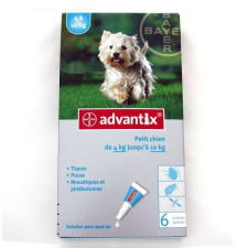 Bayer Advantix spot on 1 ml; 4-10 kg 1X élősködő elleni készítmény kutyáknak