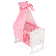  Bayer Chic Bölcső játékbabák számára rózsaszín csillag játékbaba felszerelés