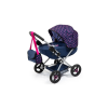 Bayer Design : Cosy kombi játék babakocsi - Kék pöttyös (12754AA)