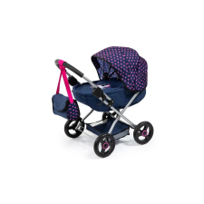 Bayer Design : Cosy kombi játék babakocsi - Kék pöttyös (12754AA) játék babakocsi