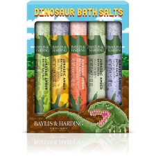 Baylis-Harding BAYLIS & HARDING Dinosaurus Sada solí do koupele - Jantar 5 × 65 g kozmetikai ajándékcsomag