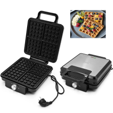 BB Tapadásmentes gofrisütő beépített jelzőfénnyel, 1500W - családi reggelikhez, desszertekhez gofrisütő