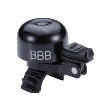 BBB Cycling kerékpáros csengő BBB-15 Loud & Clear Deluxe fekete kerékpár és kerékpáros felszerelés