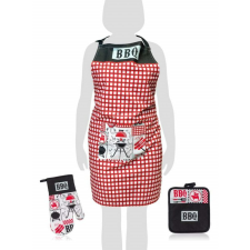  BBQ kötény szett (kötény,kesztyű,alátét) konyhai eszköz