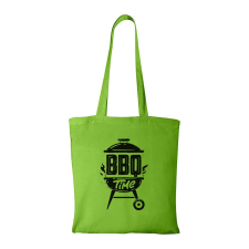  BBQ time - Bevásárló táska Zöld egyedi ajándék