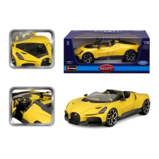 BBurago 1:18 TOP - Bugatti Mistral sárga autópálya és játékautó