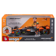  Bburago 1/24 F1 versenyautó pilótával - McLaren MCL38 autópálya és játékautó