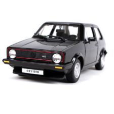 BBurago 1:24 Plus Volkswagen Golf MK1 GTI fekete autópálya és játékautó