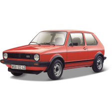 BBurago 1:24 Plus Volkswagen Golf MK1 GTI piros autópálya és játékautó