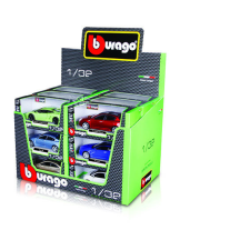 BBurago 1:32 Street Fire (többféle) 1 db autópálya és játékautó