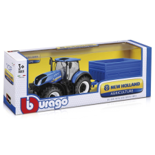  Bburago 1/32 traktor - New Holland traktor utánfu makett
