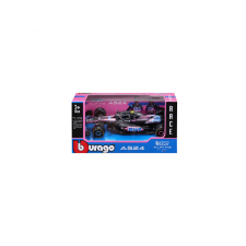  Bburago 1/43 F1 versenyautó - BWT Alpine F1 Team A524 (2024) autópálya és játékautó