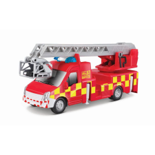BBurago 1:43 Tűzoltóautó emelőkosaras létrával autópálya és játékautó