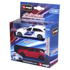 BBurago : Audi A6 rendőrautó és üldözöttje, 1:43 (53368) (53368) autópálya és játékautó