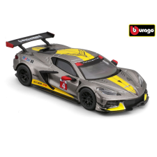  Bburago Chevrolet Corvette C8.R versenyautó modell autópálya és játékautó