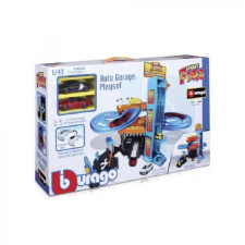 Bburago Jr. Bburago garázs 2 db kisautóval készlet 1:43 autópálya és játékautó
